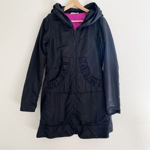 Prairie Underground Long Raincloak in Black